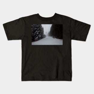 Dreaming of Skiing Kids T-Shirt